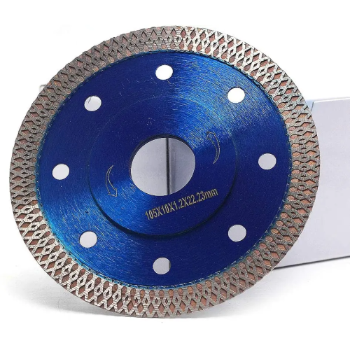 Profesional 4 Inch Super Thin Diamond Saw blade untuk memotong ubin keramik porselen marmer granit