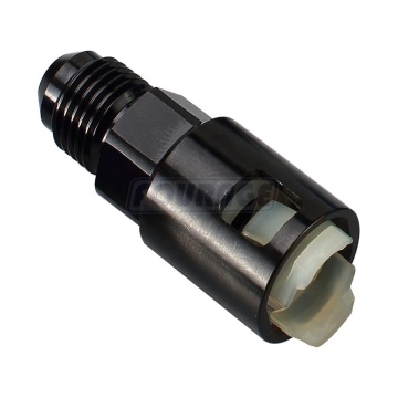 Aluminum Anodized Oil Fuel Line Quick Connect/Disconnect Adapter Male AN6 to 5/16" 3/8" Female EFI Pipe Hose Fitting Connector