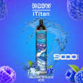 도매 hcow ititan 5000puffs 충전식 일회용 vape