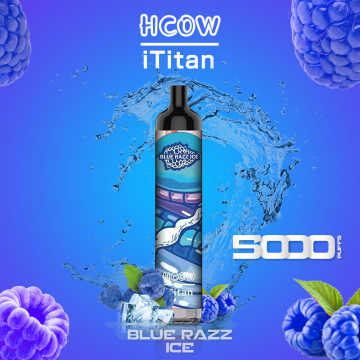 Χονδρικό hcow ititan 5000puffs επαναφορτιζόμενη βάσης