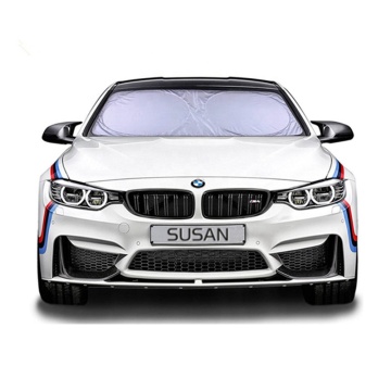 HD Lightweight Foldable 170T Double Layer Silver Coated Car Sunshade