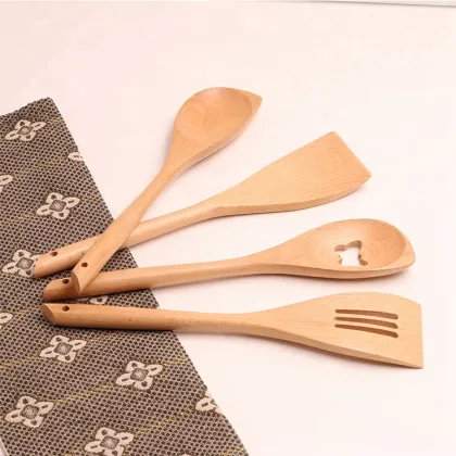 Good quality pampered chef wooden spoon set for cooking
