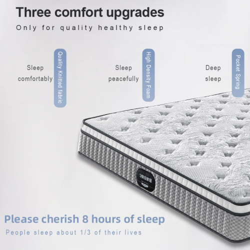 Mattress pocket spring king size hotel bed mattresses