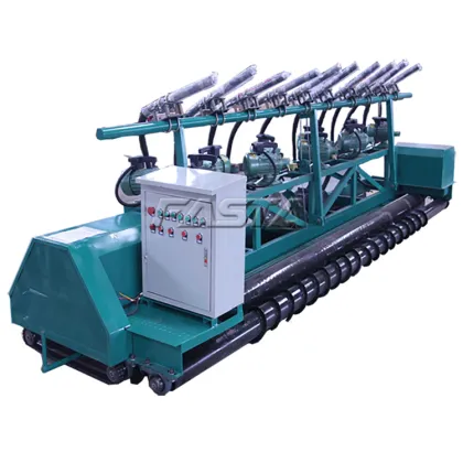 Vibrators Spreading And Screeding Screed Concrete Roller