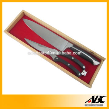 Good Quantity Wooden window Box Packing Knife Set Kitchen