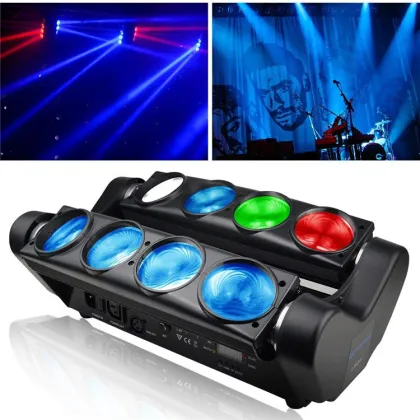 Big Dipper DJ Stage Light Super Bright RGBW LM0910RG Disco LED Moving Head Lighting for Concert Party,Stage,Restaurant etc.