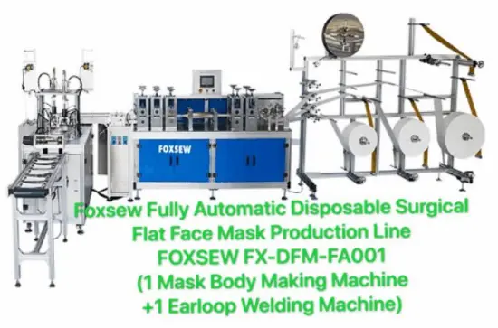 Automatic Disposable Surgical Mask Production Line (1+1)
