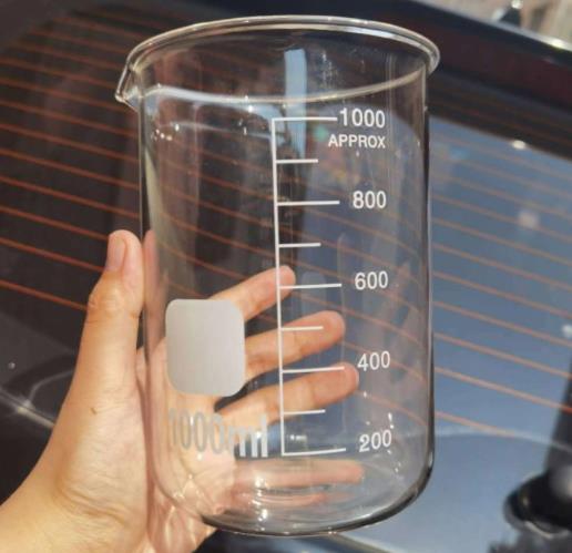 Borosilicato da 250 ml 3,3 beche di vetro con beccuccio