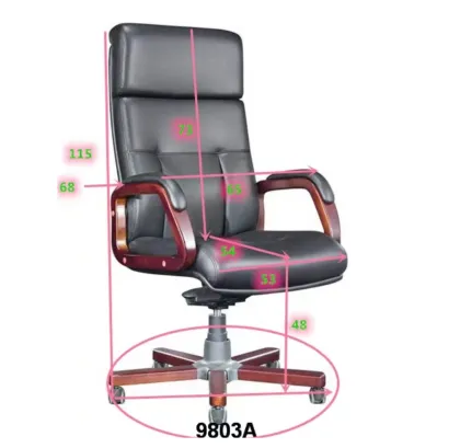 Office Chair Boss Chair Cowhide Leather Chair Luxury Executive Chair