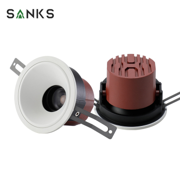 Anti-Glare Indoor Aluminum 7W LED Mini Spotlight