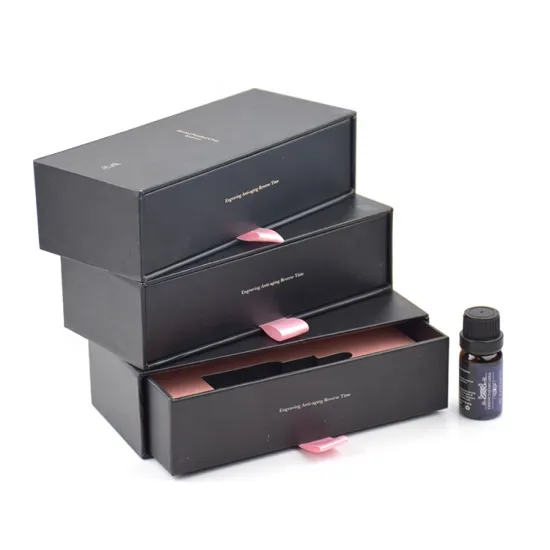 Custom Essential Oil Bottle Gift Drawer Paper Box