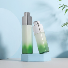 Square Lotion Airless Pump Bottle Square 15ml 30ml 50ml Lotion Airless Pump Bottle Factory