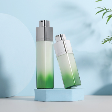 Square Lotion Airless Pump Bottle Square 15ml 30ml 50ml Lotion Airless Pump Bottle Factory