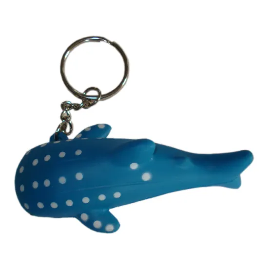 High-Quality Customized Toy Shark Key Chain for Promotions