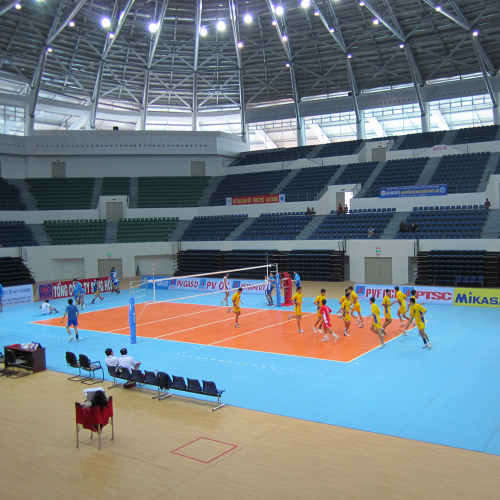 Pista de balonmano y voleibol interior profesional Alite