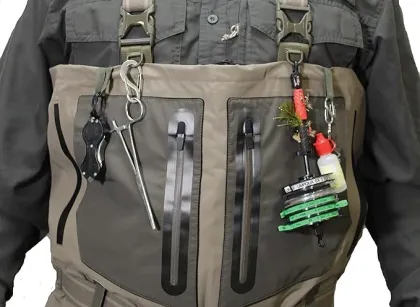 Altman Whetstone Unisex Breathable Fly Fishing Chest Waders Split Pocket Stockingfoot Fishing Waders