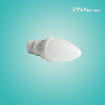 촛불 LED 램프 빛, B22, SMD3014, 세라믹 + PC