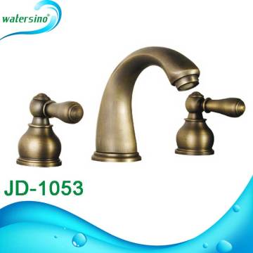 JD-1053 3holes Deck mouted antique bronze CUPC basin mixer