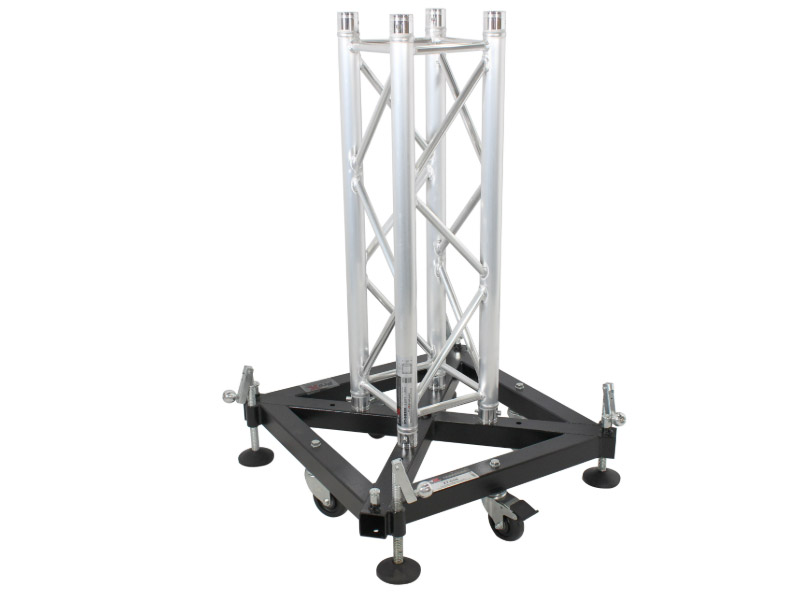 Adjustable Height Truss Base for Event Setup