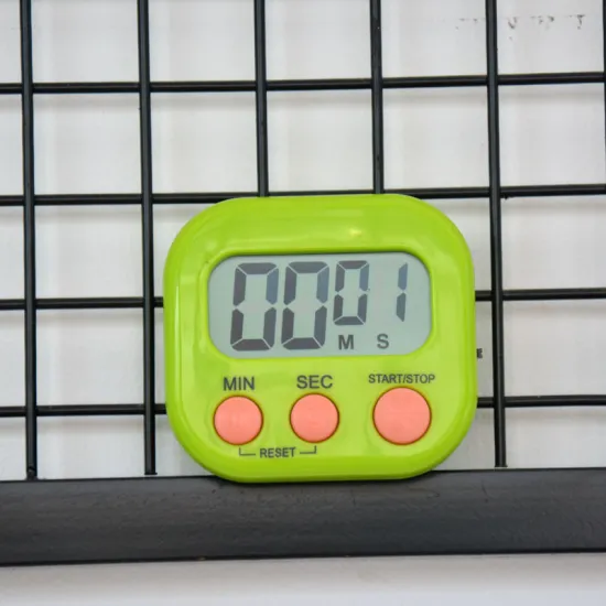 Magnetic Digital Kitchen Timer with Stopwatch and Alarm