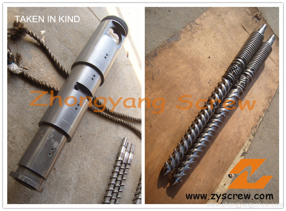 Bimetallic Conical Twin Screw and Barrel for PVC Profile