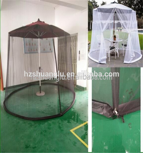 Top brand outdoor umbrella table screen polyester mosquito net