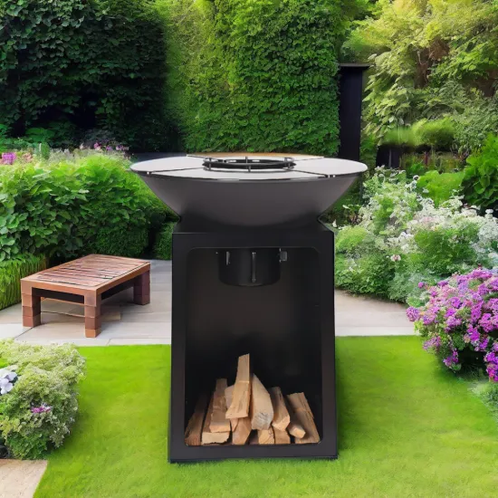 Outdoor Cooking Grill China Manufacturer Garden Kitchens Rust Corten Steel Fire Pit Heavy Duty BBQ