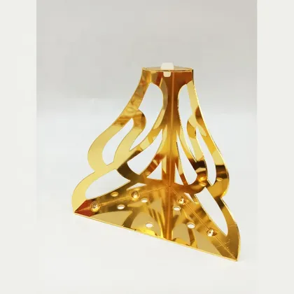 Wholesale Modern 130MM Brass Copper Triangle Golden Sofa Legs