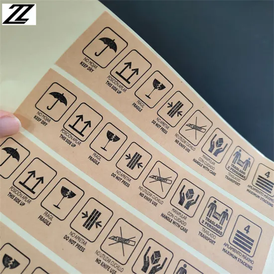 Self Adhesive Kraft Paper Sticker
