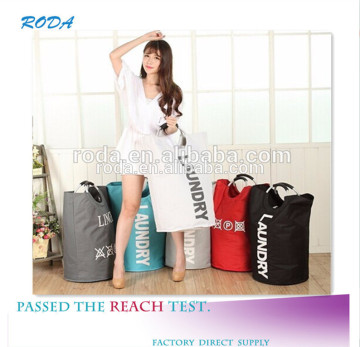 YIWU RODA Fashion of multi-color optional nylon fabric folding laundry basket