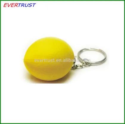 keychain custom lemon keychain anti stress lemon leychain