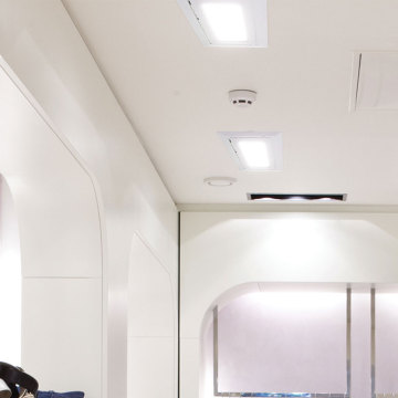 High Lumens Rectangular LED Recessed Downlight Commercial Market