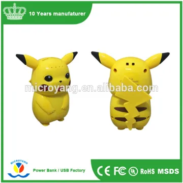 Pokemon Go Pikachu 10000mah power bank for iphone 7 plus smartphone