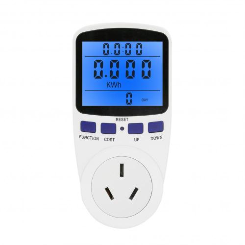 Backlight Power Meter Socket With Big Lcd