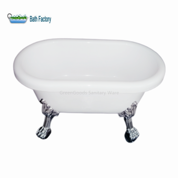 CE Classic New Baby Soaking Acrylic Freestanding Bathtub with Legs