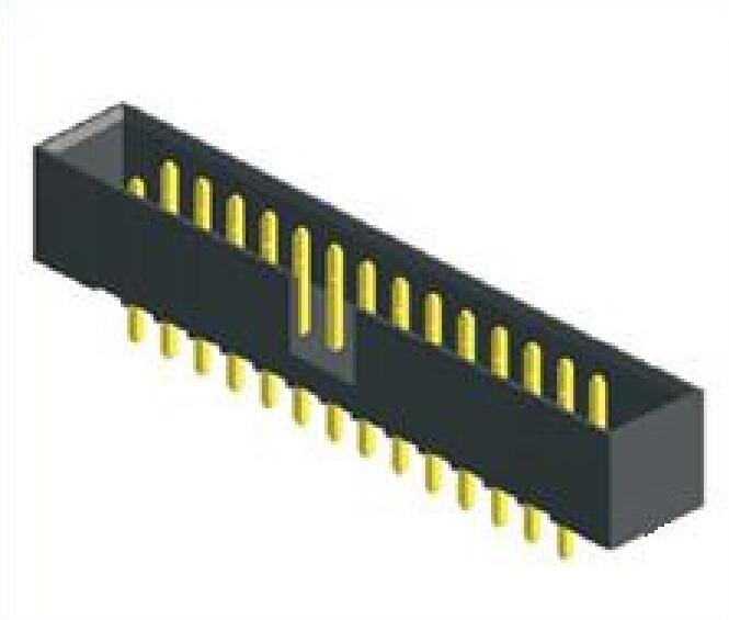 2,0 x 2,0 mm Box -huvudkontaktdip 180 ° H = 5,75