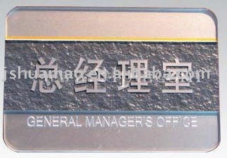 wall mounted acrylic signs