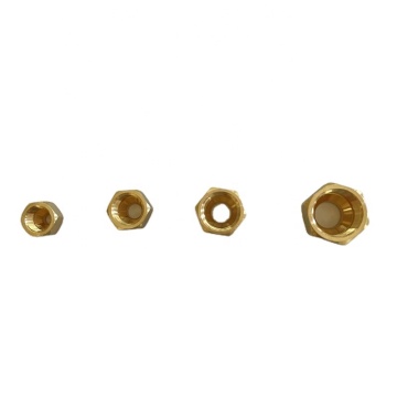 1/2\" Forged Brass AC Refrigerant Hex Nut and Valve Nuts