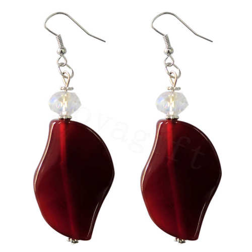 Natural Gemstone Agate Earring