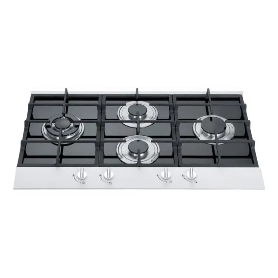 Black Tempered Glass Built-in Gas Stove with 4 Burners