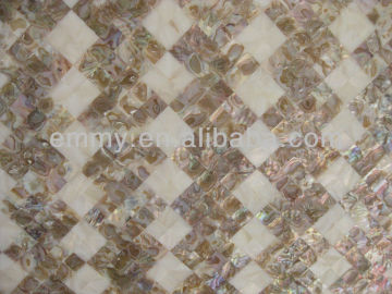 luxurious style mother of perl shell mosaic tiles