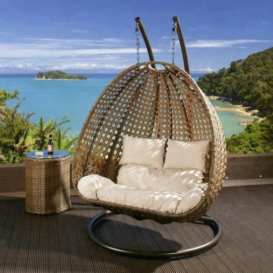 Portable Egg Hanging Chair - Outdoor Pod Swing Chair with Double Seat