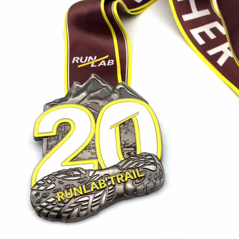 Personalized custom metal enamel sports medals