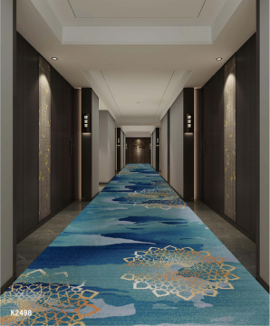 Wholesale Designed Flower Axminster Nylon Carpet for Hotel Rooms