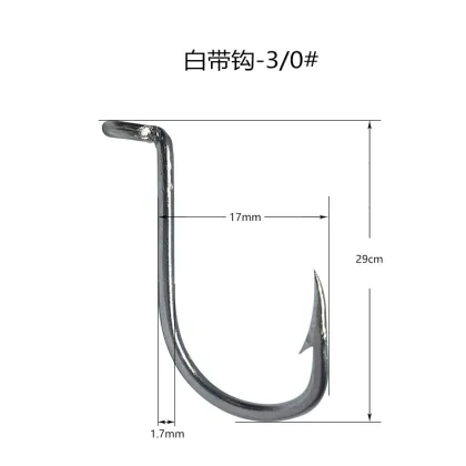 High Strength Stainless Steel Tuna Octopus Fishing Hooks for Shark Deep Sea Fishing