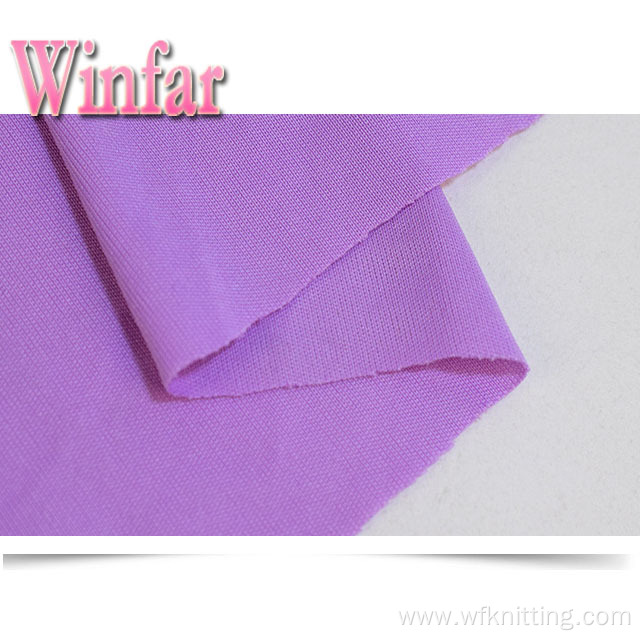 Lining Jersey Polyester 75d Interlock Knitted Fabric