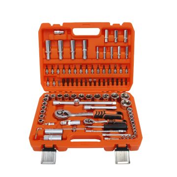 94Pcs Hardware Auto Repair Multi-Function Ratchet Socket Wrench Car Tools Set