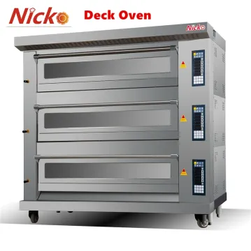 Toaster & Pizza Ovens 3 Layers Deck Countertop Pizza/Bakery Oven Maker Multipurpos Stainless Steel Electric Pizza Oven