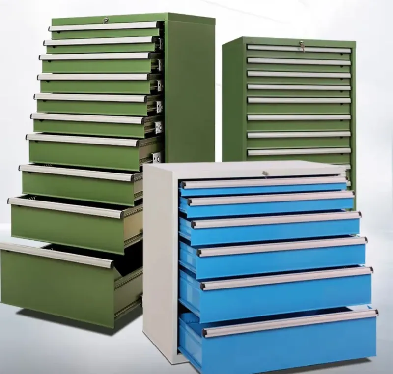Heavy-Duty Tool Chest Workbench with Rolling Trolley Drawers