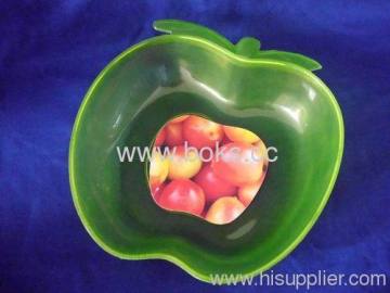 Apple Shape Plastic Fruit Plates 